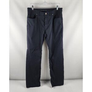 prAna Pants Mens 34x31 Black Slim Fit Brion Pant II M4BN32312